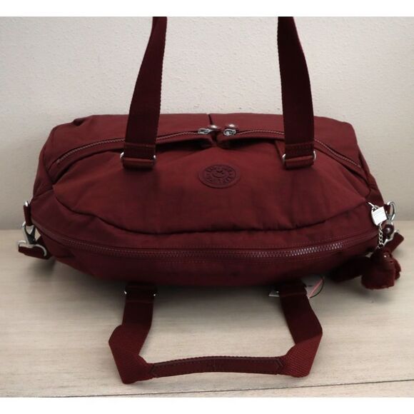 Kipling K15387-6JH WMN's Lg. Merlot/Red Eugina Crossbody Satchel Travel Bag - Picture 10 of 16